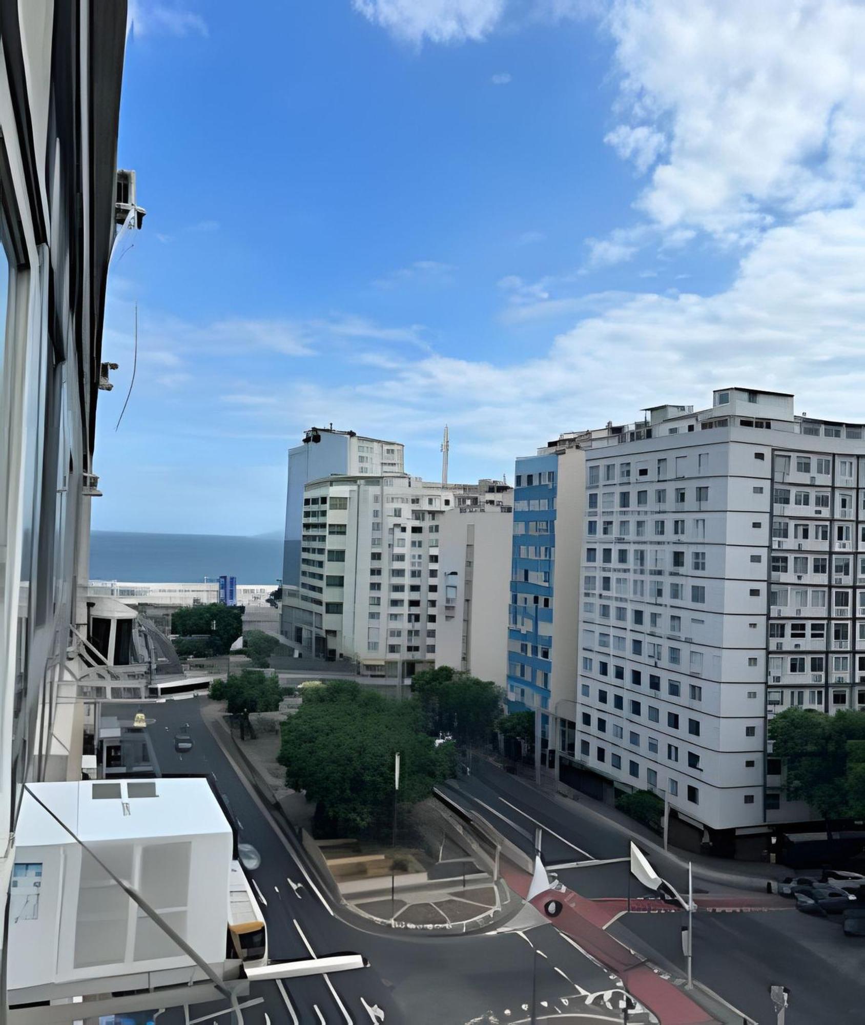 Apartamento Em Copacabana Com Vista Lateral Do Mar Rio de Janeiro Buitenkant foto